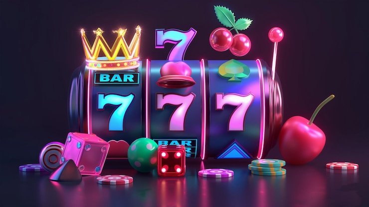 Tampilan studio Crazy Time dengan roda besar dan host live dealer di platform gamawin